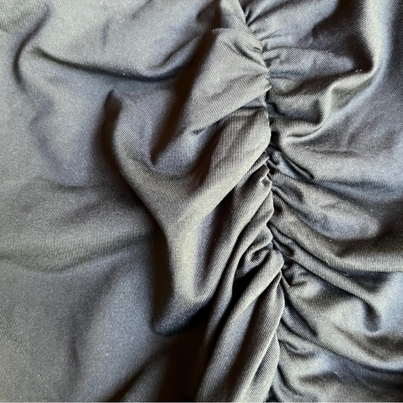 NEW Anne Cole Black Convertible High Waist Shirred Swim Bottom Ruched Size 20W - Picture 6 of 8